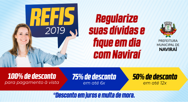 Resultado de imagem para refis 2019 navirai
